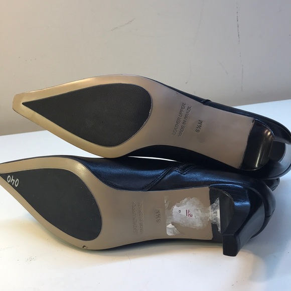 Willi Smith Black Leather Bootie Sz 6.5 Never Worn - Picture 7 of 16